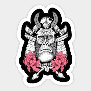 Gorilla Samurai Sticker